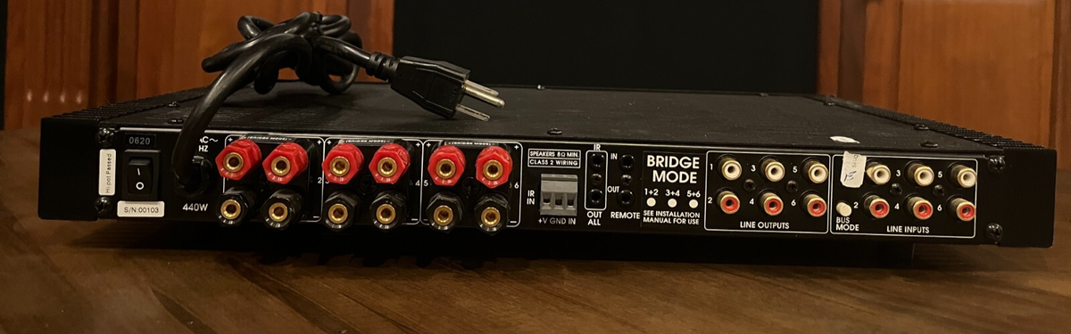 ELAN Z Series Z-660/661 Six Channel Power Amplifier - See