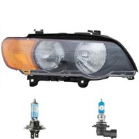 Scheinwerfer Links Gelb H7/HB3 FüR BMW X5 E53 Inkl. Osram Lampen