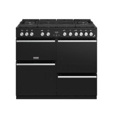 Image of Stove Precision Deluxe S1000DF GTG 100cm Wide Dual Fuel Range BLACK 444410751