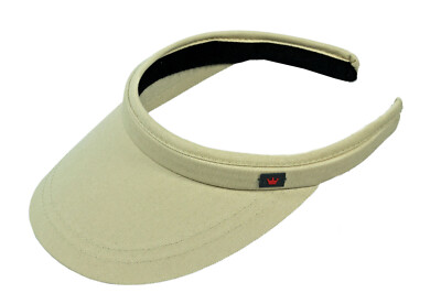 Sonnenschild/ Visor mit Bügel zum Klemmen Cotton Twill von Balke -100% Baumwolle
