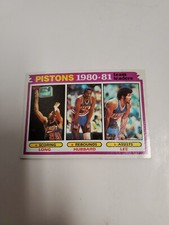 1981-82 Topps NBA #50 Piston Team Leaders