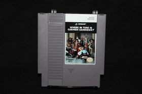 Where in Time is Carmen Sandiego? NES Nintendo Authentic Tested! Cart Only Nice!