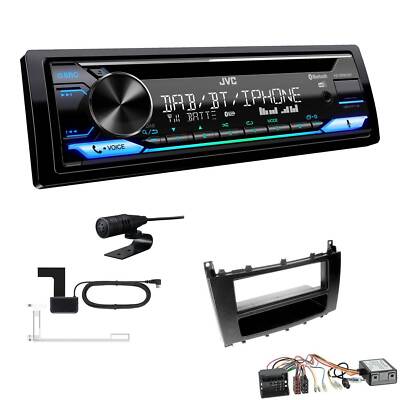 JVC KD-DB922BT Radio DAB Bluetooth für Mercedes-Benz C-Klasse Facelift Canbus