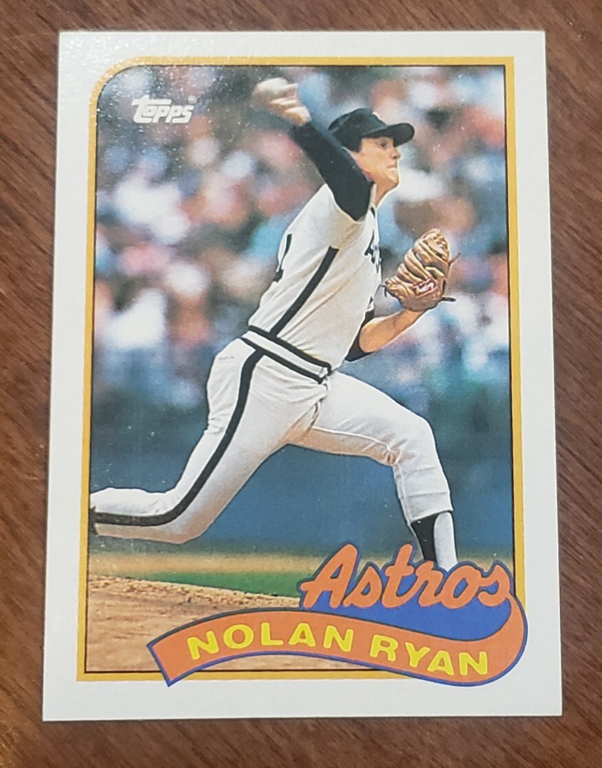 1989 Topps NOLAN RYAN Baseball Card #530 HOF Houston Astros | eBay