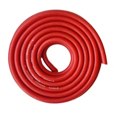 SoundBox CW4-25R, 4 Gauge 25' CCA Amplifier Power / Ground Amp Wire Roll, Red