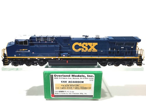 Transporte Overland OMI CSX GE AC4400CW CSX Nº# HO Latón Modelo #6589.1 | Zustand: New: Other (See Details)