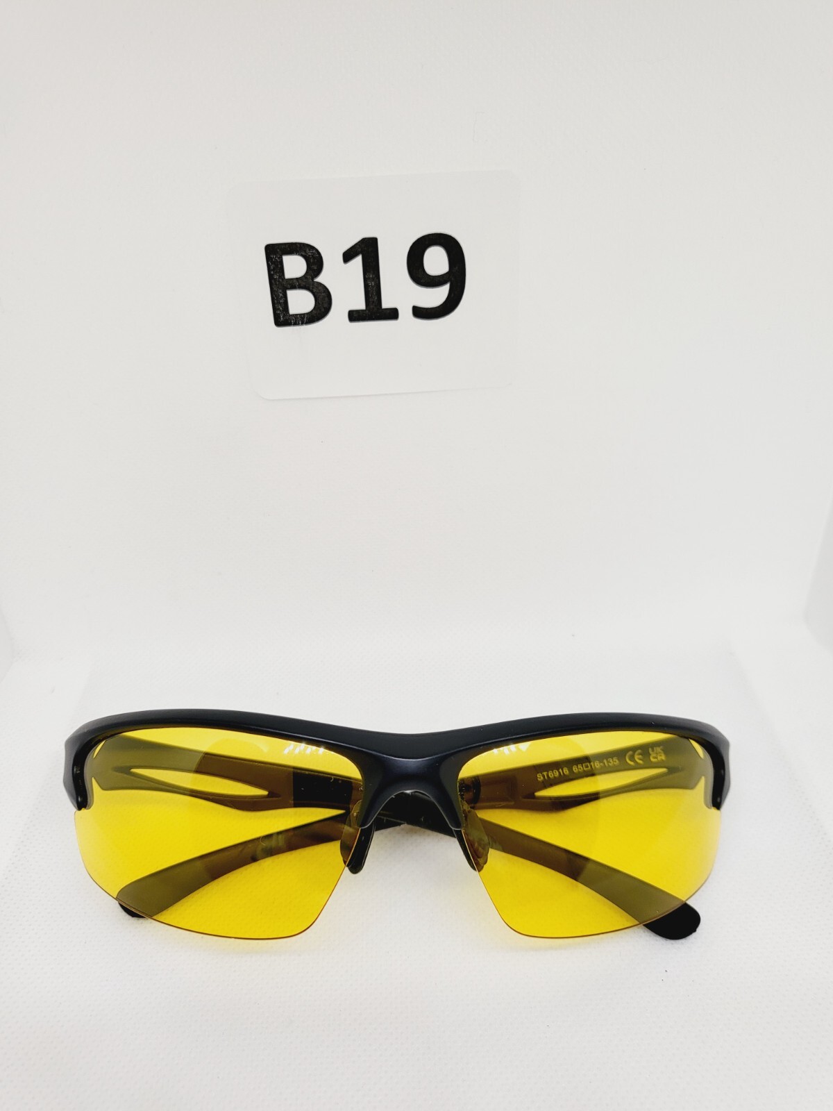 Black Aviator Sunglasses ST6916 - 65-16-135 Frame Size-image