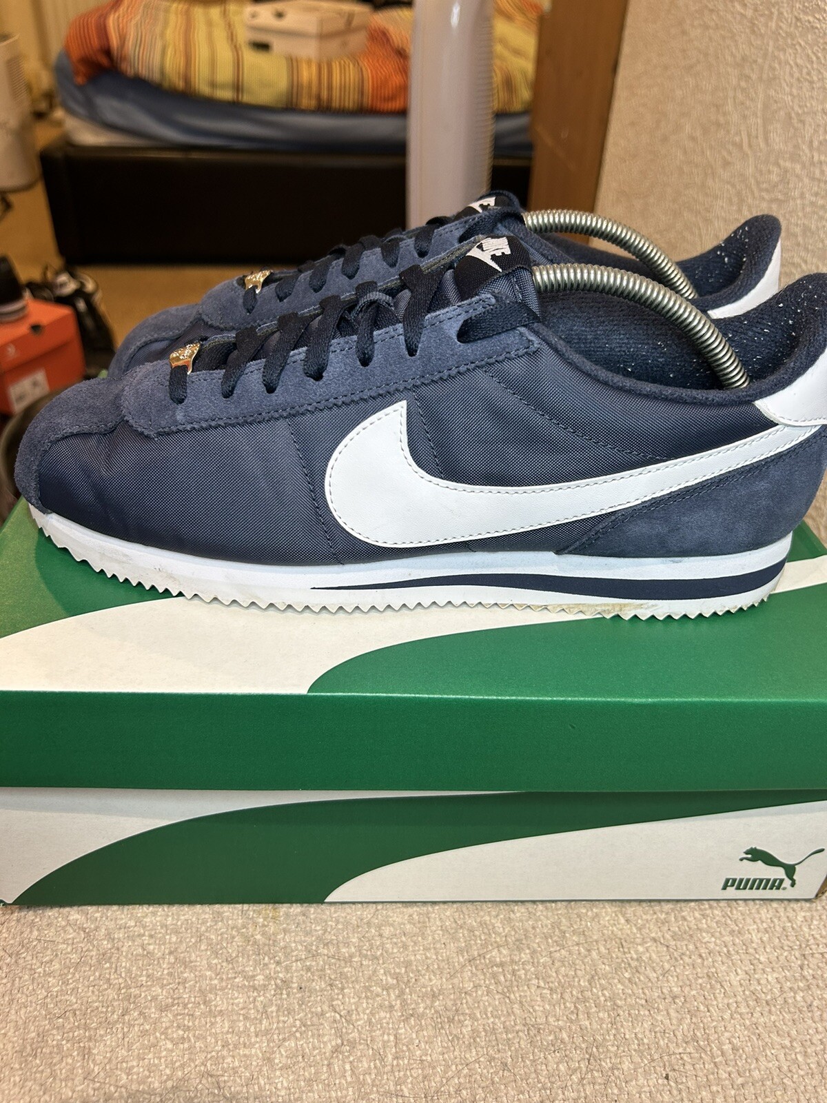 Nike Cortez Basic Nylon OG Trainers - Obsidian Bl… - image 11