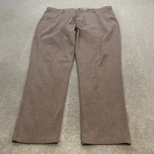 Rhone Pants Mens 40x28 Commuter Slim Brown Comfort Performance Pockets Casual