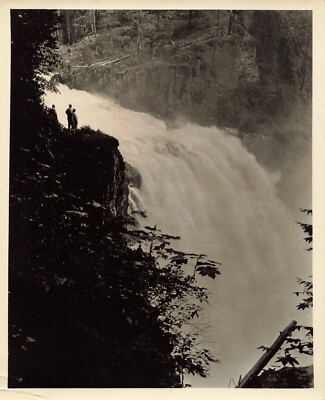 Elk Falls 1930s Press Photo Park Vancouver Island Marketing Publicity   *P104c