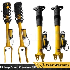 4PCs Front+Rear Spring Shock Struts Assys For Jeep Grand Cherokee SRT 2012-2015 