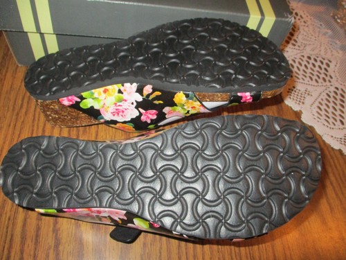 Natural Reflections Multi-color Floral Slip-on Shoes - Whitney - Size 9 - NEW! - Picture 5 of 9