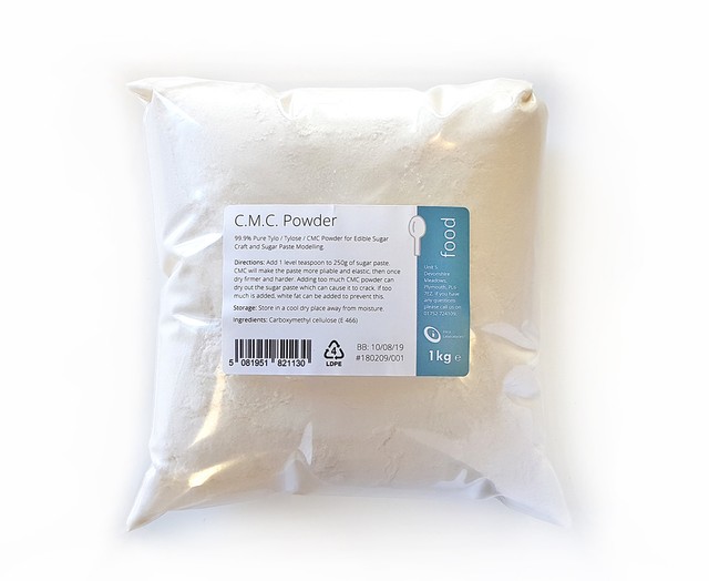 Pure CMC Powder 1kg Tylo Tylose Gum Tragacanth Sub Cake Edible Glue