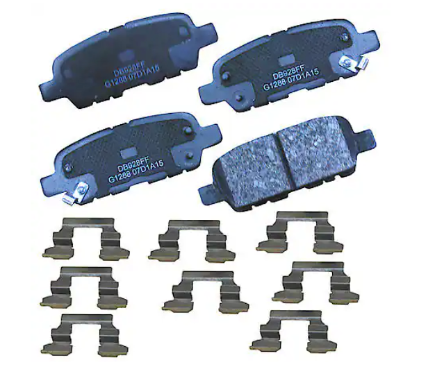 Disc Brake Pad SetPremium Gold Ceramic Rear Brake Pads CARQUEST GNAD1288 for sale online eBay