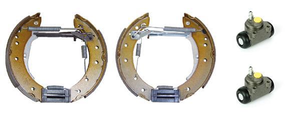 Rear BREMBO K 61 065 Brake Shoe Set for CITROËN,PEUGEOT,RENAULT