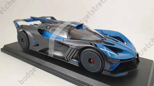 MAISTO 1:18 Scale - Bugatti Bolide - Black and Blue - Diecast Model Car