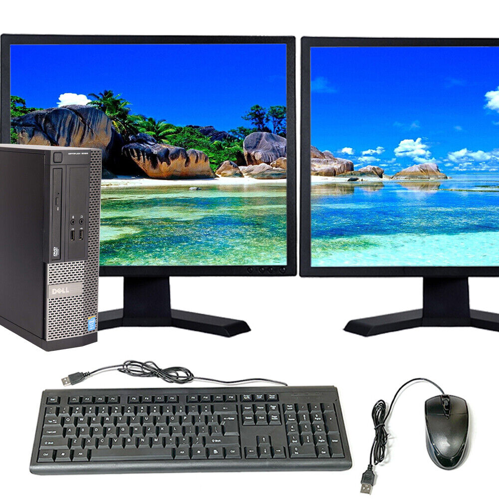 Dell Desktop Computer i3 16GB 2TB HD 512GB SSD Dual 22 Dell Desktop Computer i3 16GB 2TB HD 512GB SSD Dual 22
