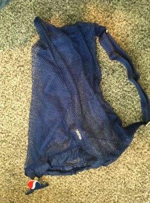 Vintage 1990s Pepsi Points Stuff Mesh Bag Drawstring Shoulder Adjustable Strap