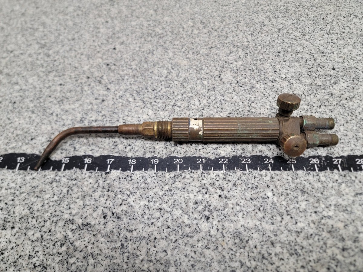 Vintage Solid Brass Purox Oxy Acetylene Welding Torch | eBay