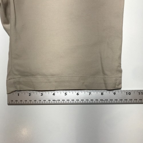 Charter Club Shorts Womens 12 Paneled Khaki Chino Bermuda w/ Gold Buckle Belt - Picture 15 of 15
