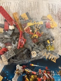 Lego Atlantis 7984 Deep Sea Raider  Sealed Bags  Instructions  Compete No Box