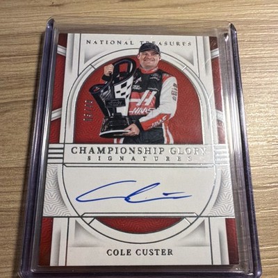 Panini 2024 National Treasures Racing Cole Custer Auto #CGS-CCR /49