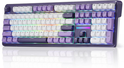 K745 PRO Wireless Gasket RGB Gaming Keyboard, 108 Keys Mechanical Keyboard W/Ext