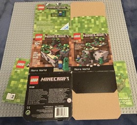Lego Minecraft Micro World 21102 The Forest Steve & Creeper Micromobs