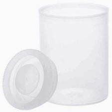 Clear Plastic Film Canisters with Lids 35mm Storing Personal and Household Item