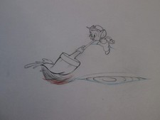 Herman and Catnip Famous Studio 1950 cel Drawing set of 3 Mouse Drawings