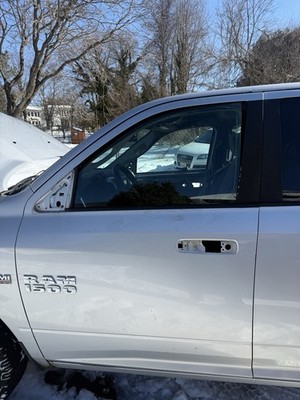 16 DODGE RAM 1500 LONESTAR DOOR FRONT LEFT DRIVER SILVER CREW CAB