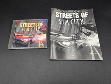 Streets of SimCity CD PC ROM Video Game Manual Maxis EA Electronic Arts 1997 Vtg
