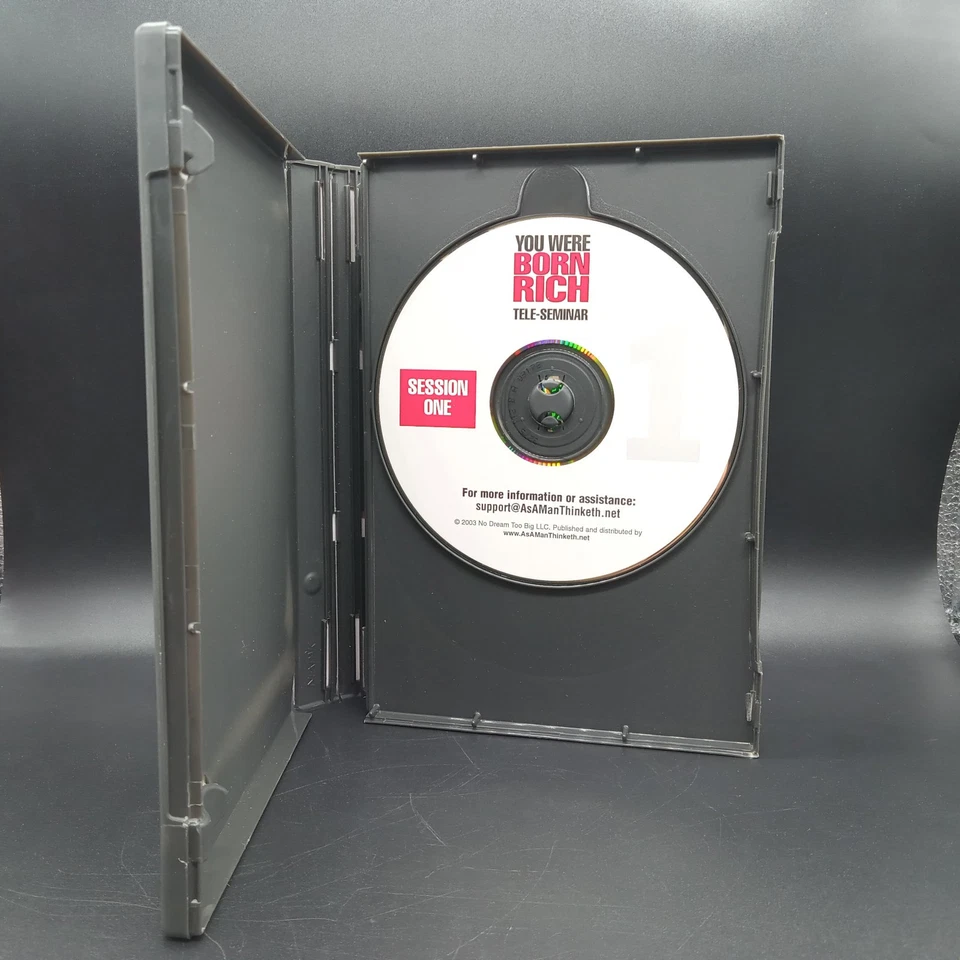 You Were Born Rich Bob Proctor Four Session Teleseminar 5 CD Set Personal Growth - Image 4 of 4