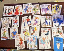 Vintage 1975 Old Maid Card Game Whitman 4902 Complete w Instructions  Case USA