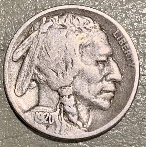 1920s Buffalo nickel, nice original FINE+ condition w/full date and 1/2+ horn