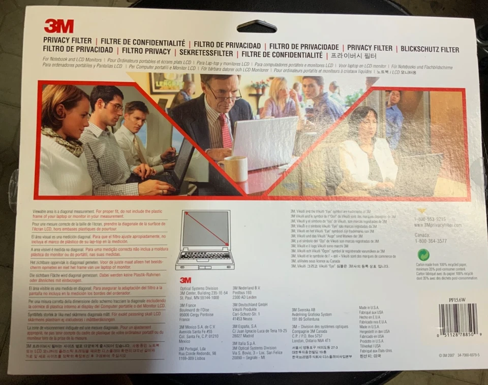 3M privacy filter PF15.6W - Image 2 of 2