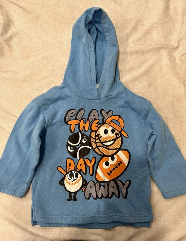 H&M toddler Boy Sweater with Hoody Size 2T