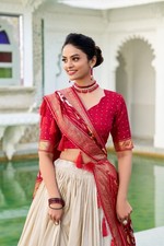 Navratri Wear Heavy Bollywood Lehenga Indian Wedding Party Designer Lengha Choli
