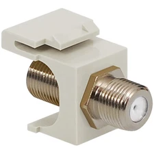International Connectors and Cable Corp. IC107B5FWH Module F-Type Nickel Plated