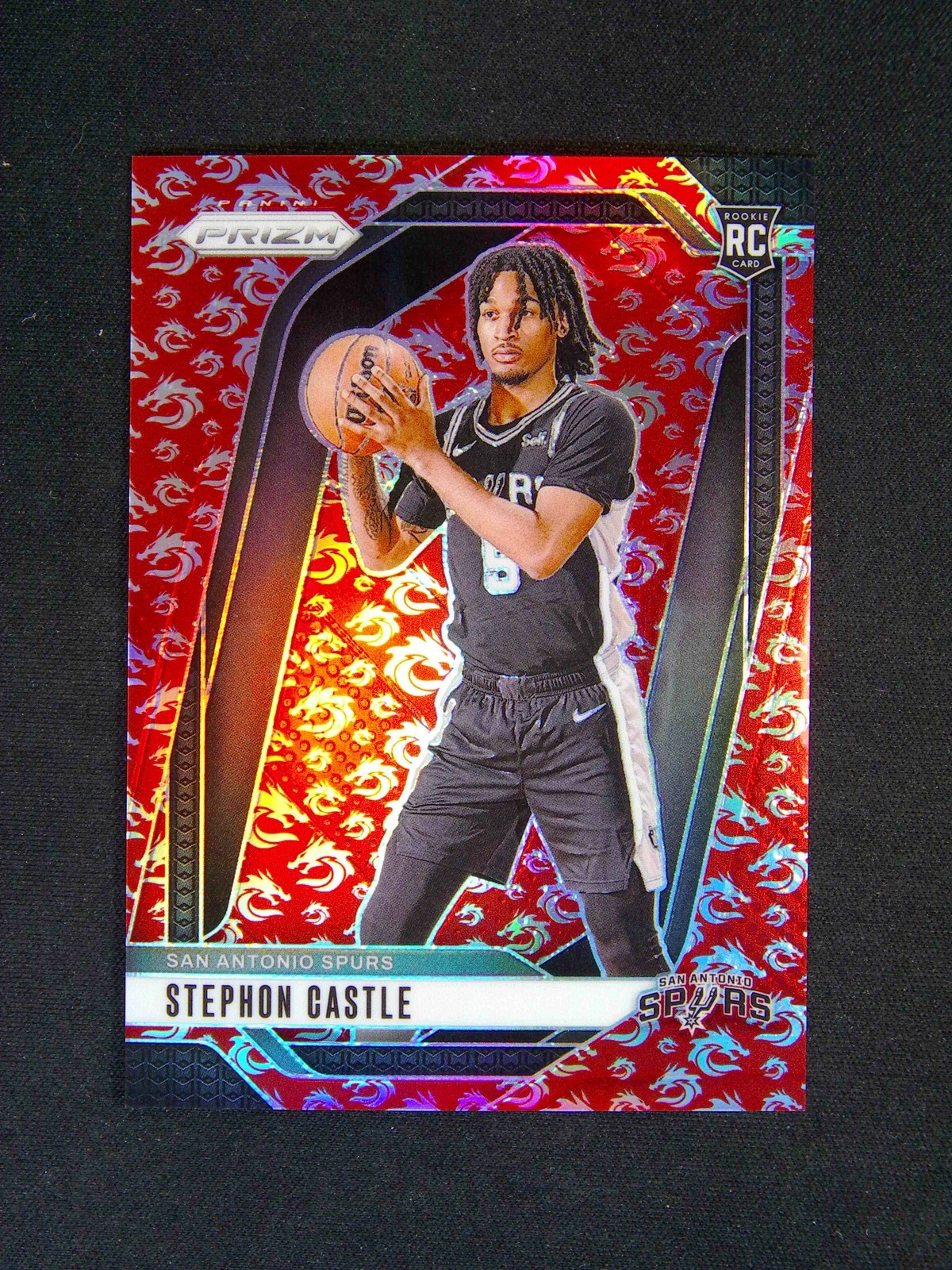 2024-25 Panini Prizm Stephon Castle #234 RC Rookie Dragon Year /88