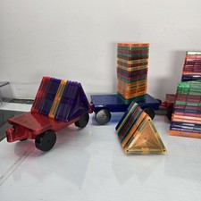 Tytan Tiles Magnetic Tiles Lot of 97 Toy Building Blocks Set Tileblox Kids Toys