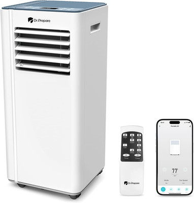 8,000 BTU Portable Air Conditioner with Wifi Enabled, Cooling, Dehumidifier, Fan