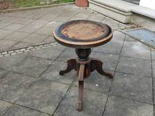 Vintage Klavierhocker Drehbar und Höhenverstellbar Schwarz Klavierstuhl