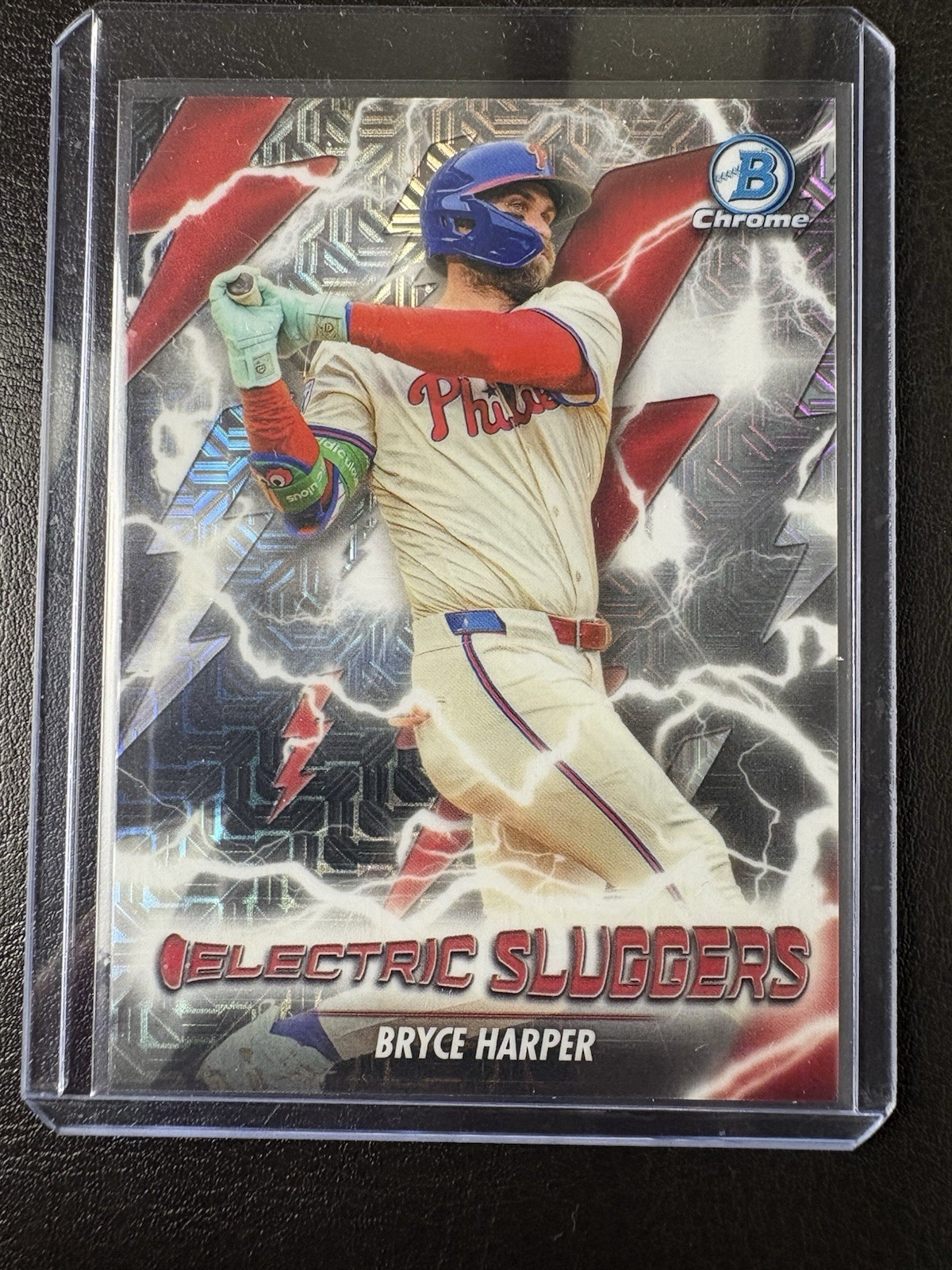 2026 Bowman Chrome - Electric Sluggers Mojo Bryce Harper #ES-6 Phillies