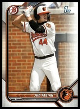 2022 Bowman Draft #BD-114 Jud Fabian