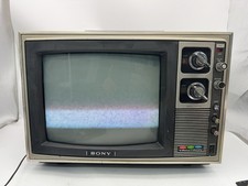 Sony Trinitron 12" KV-1203 CRT Vintage Retro Gaming TV Powers On UNTESTED HTF