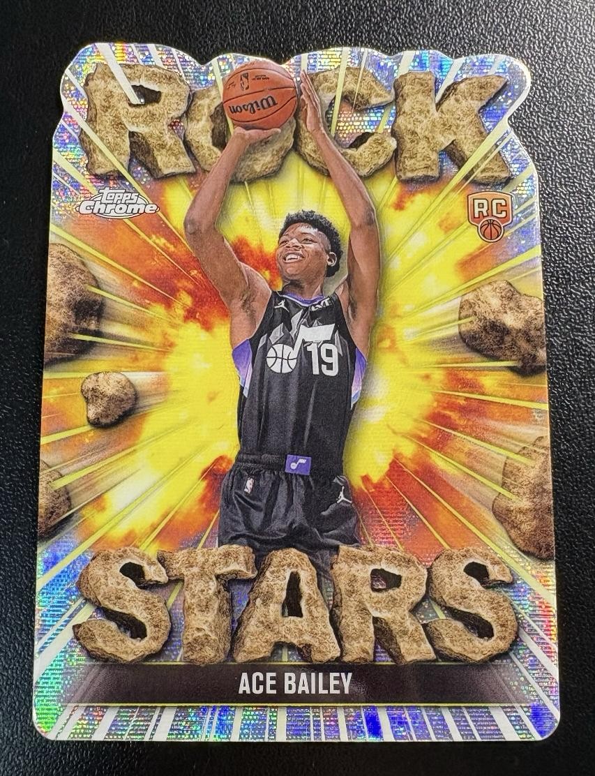 2025-26 Topps Chrome Ace Bailey Rock Stars Case Hit SSP