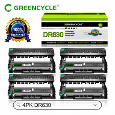 4 PACK DR630 Drum Unit for Brother DR630 DCP-L2520DW DCP-L2540DW HL-L2360DW