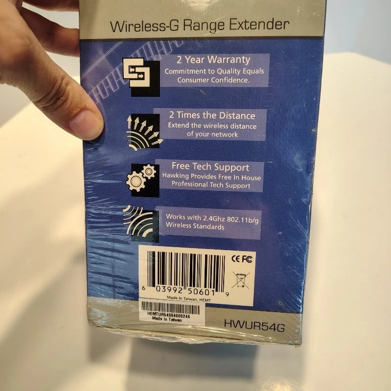  Hawking Technology Wireless G Range Extender HWUR54G Nuevo Precintado Foto 3 de 4