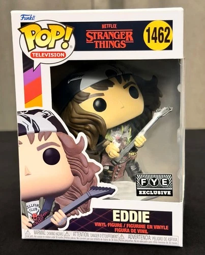 Funko Pop! Stranger Things - Eddie With Guitar (Metallic) FYE Exclusive #1462